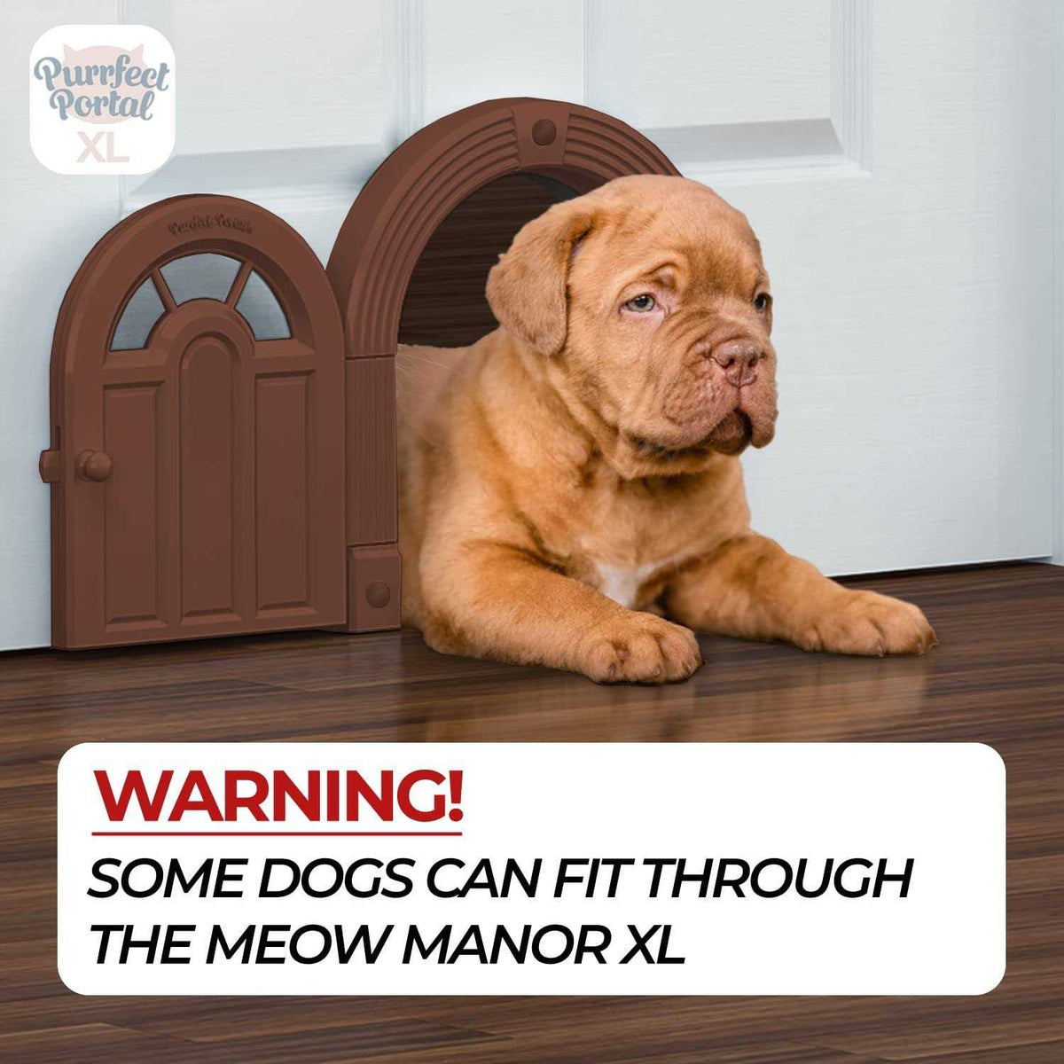 Extra Large No-Flap Cat Door U1361