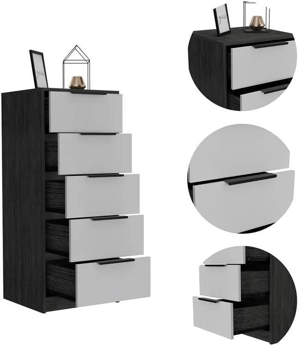 Modern 5-Drawer Engineered Wood Dresser W813