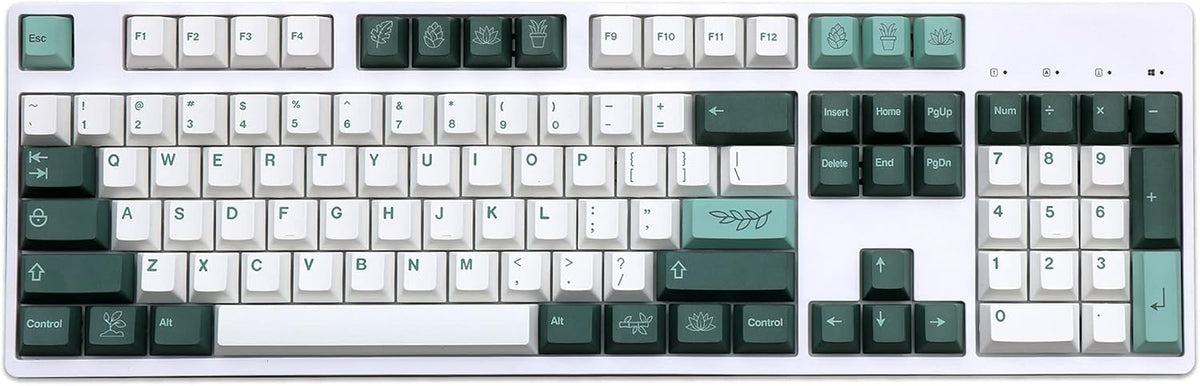 Botanical Cherry Profile PBT Dye-Sublimated Keycaps U1854