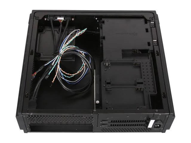 Black Slim Mini-ITX HTPC Gaming Case D838