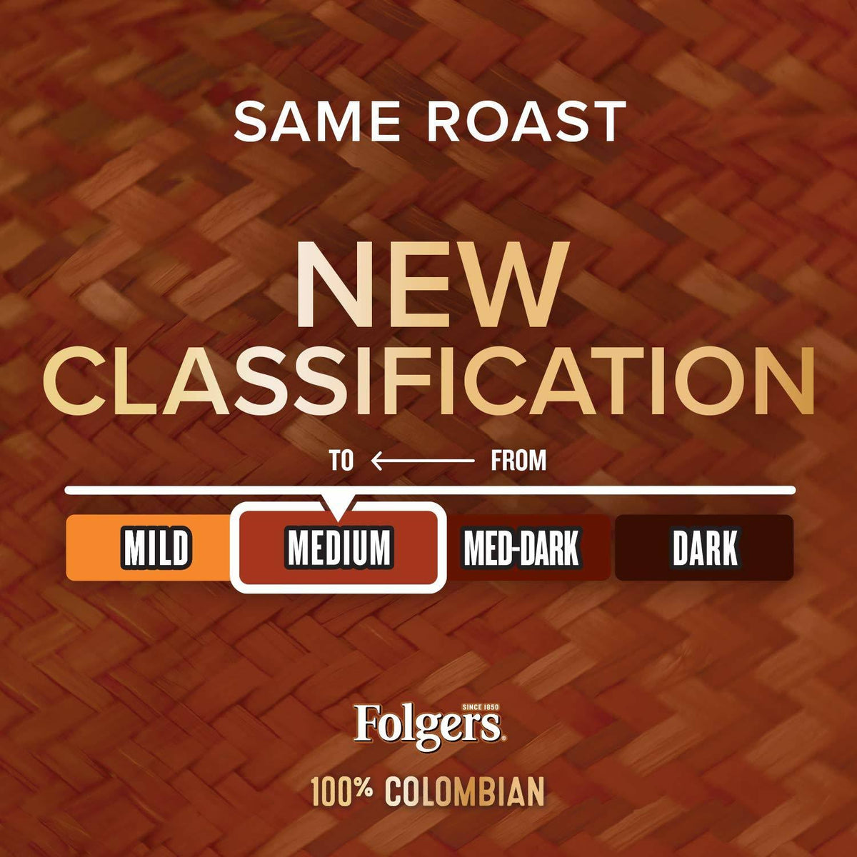 100% Colombian Medium Roast Ground Coffee 24.2 Ounce Pack of 6 F937556