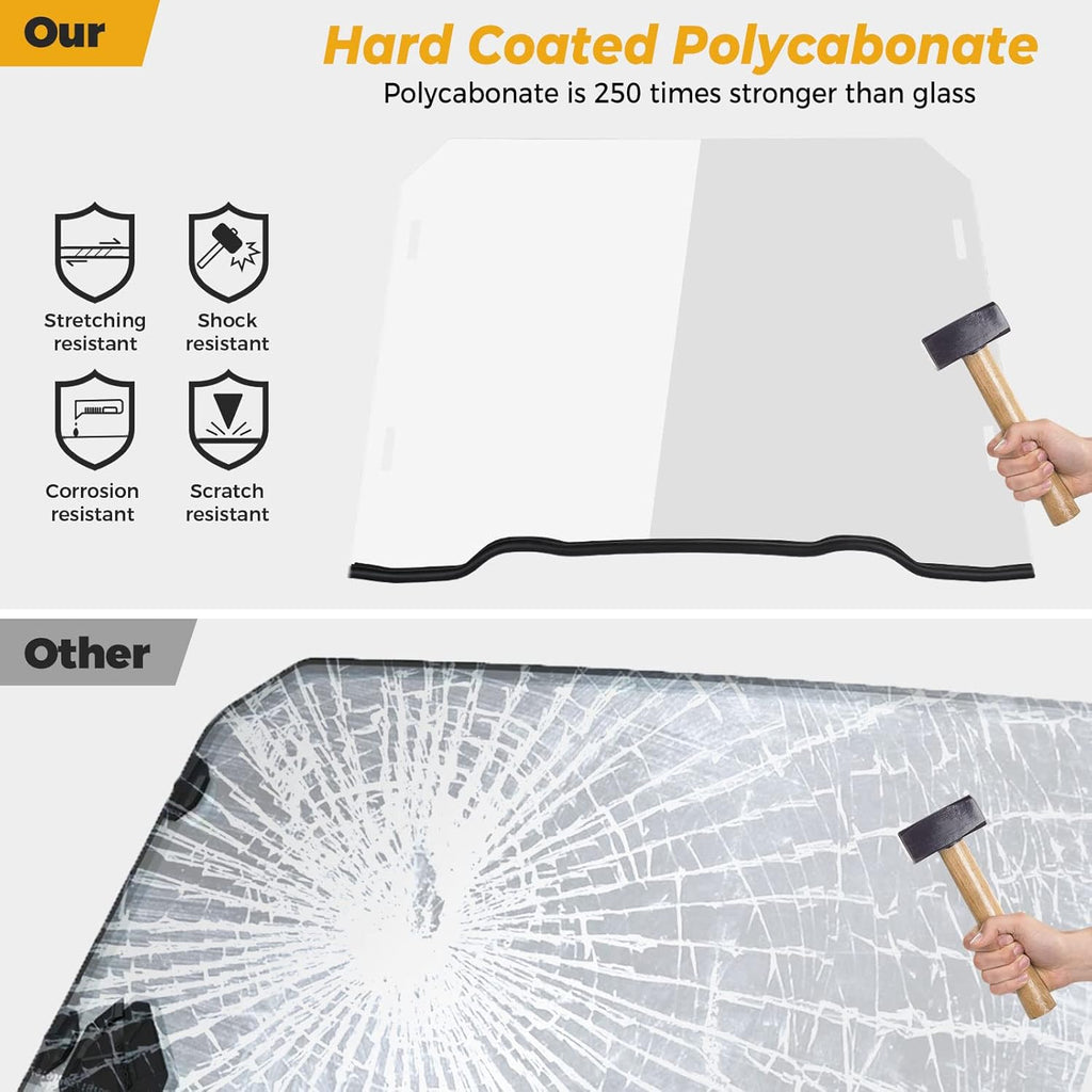 Scratch Resistant Polycarbonate Front Full Windshield M903