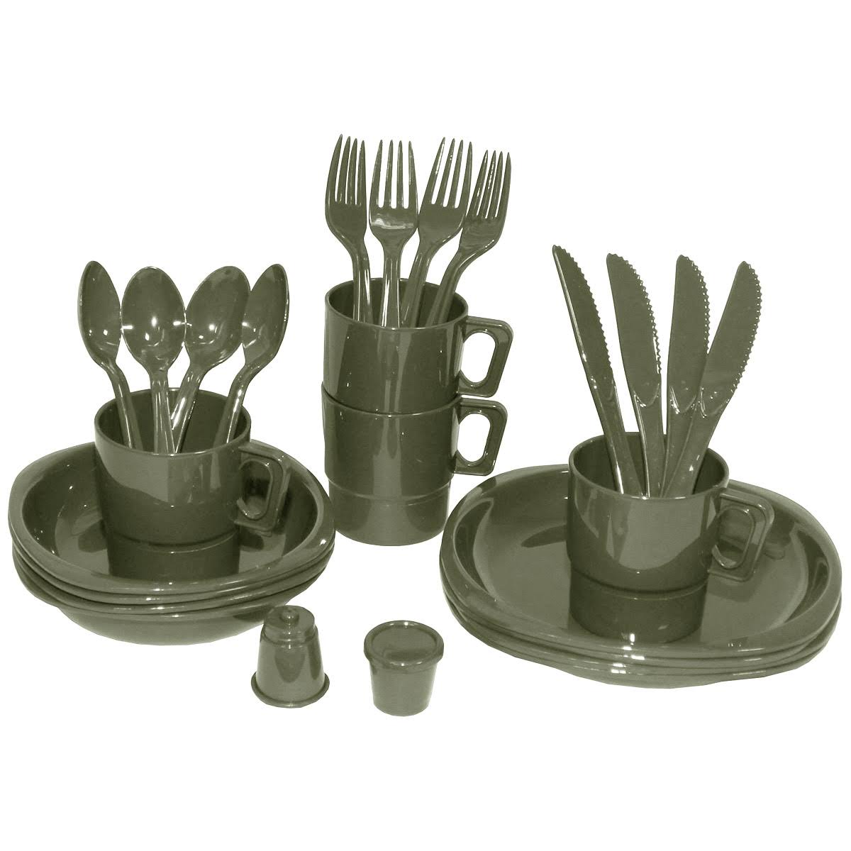 Camping Plastic Mess Kit 26 Pieces R256691