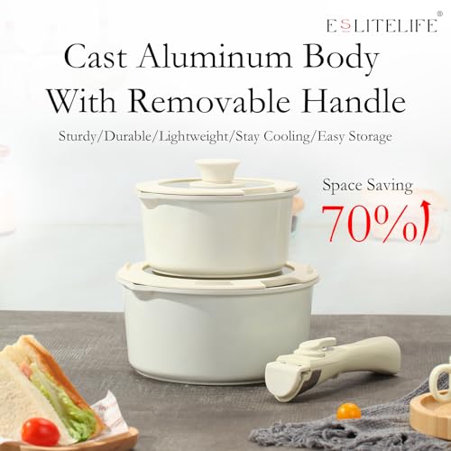 5 Pcs Nonstick Granite Cookware Set Y4769