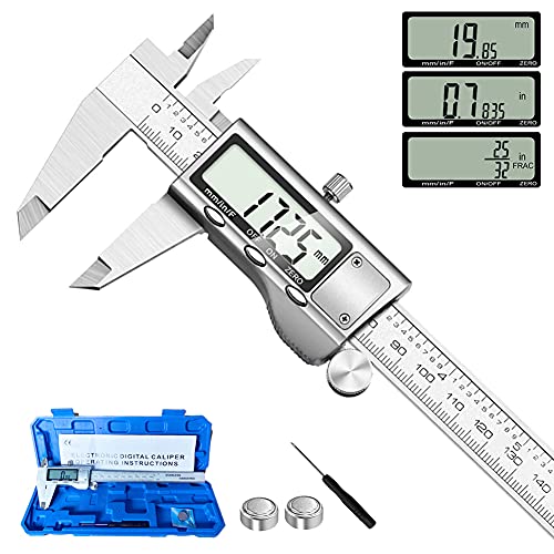 6 Inch Stainless Steel Digital Caliper T89027