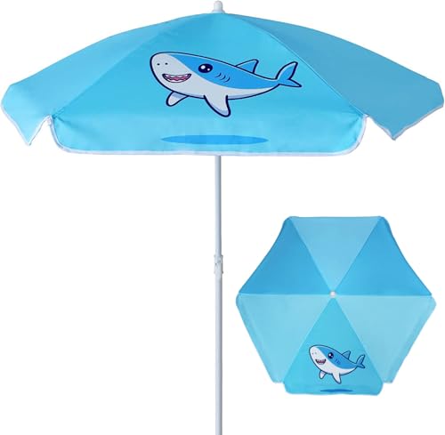 5ft Beach Umbrella for Sand and Water Table M6641
