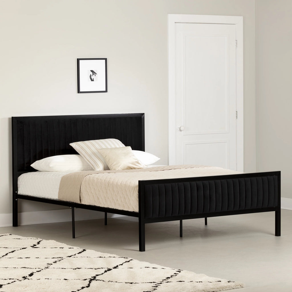 Black Queen Metal Bed X771381