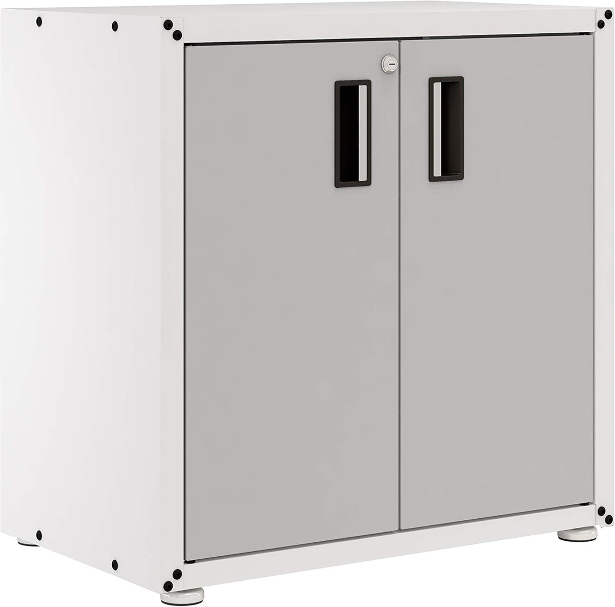 Steel Cabinet with Two Doors (Black) K502