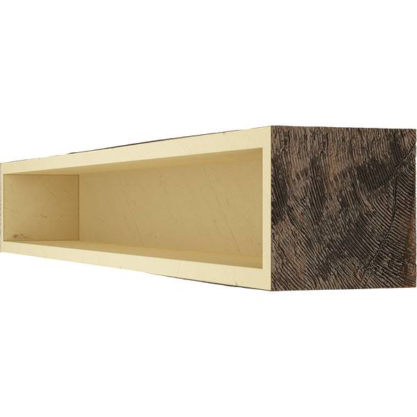Pecky Cypress Faux Wood Fireplace Mantel C37335