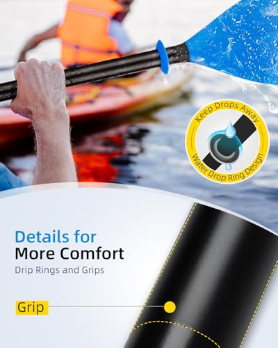 Alloy Shaft 2-Piece Kayak Paddle V2587