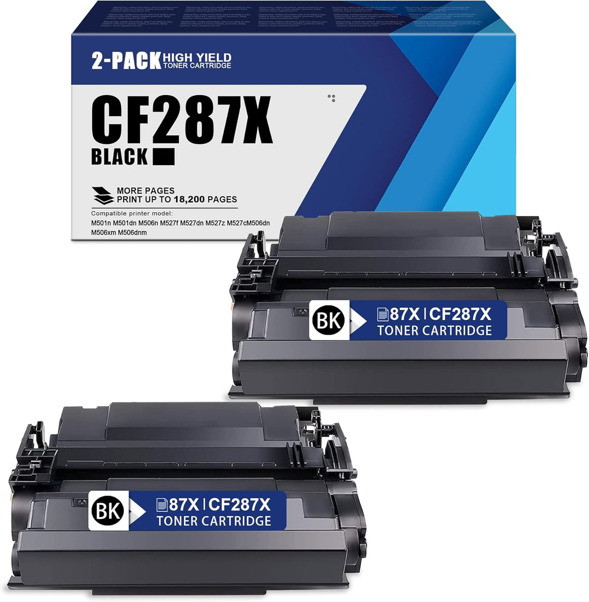 2-Pack Black Toner Cartridge Z8049