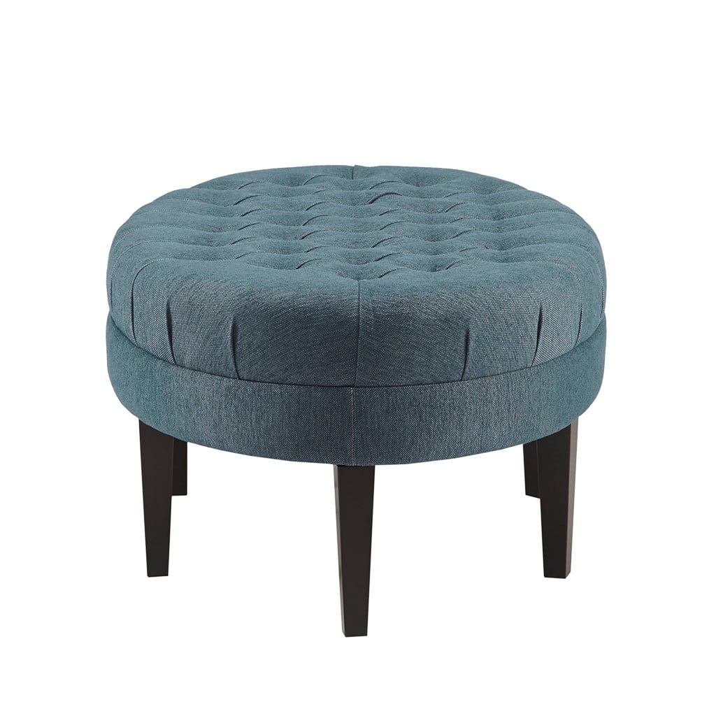 Tufted Oval Ottoman P51552