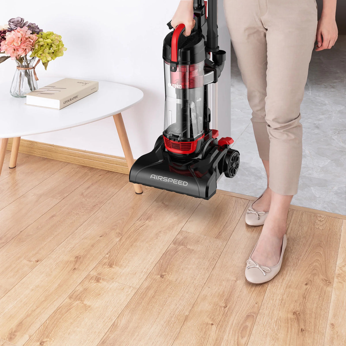 Compact Bagless Upright Carpet & Hard-Floor Vacuum Cleaner D93945