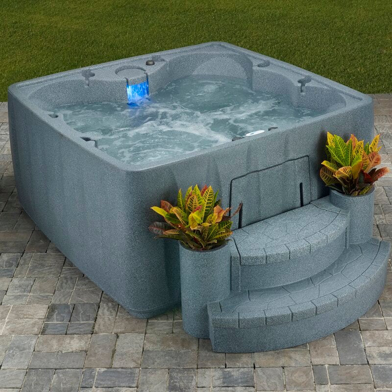 6 Person 29 Jet Square Plug And Play Hot Tub F973