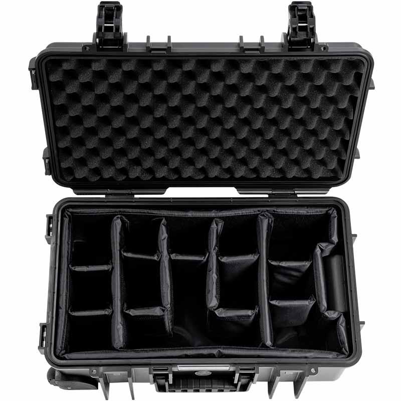 B&W Outdoor Case Type 6600 Black with Padded Divider H1087