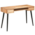 Acacia Wood Writing Table with 2 Drawers and Shelf T37871