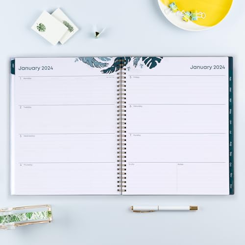 2024 Weekly and Monthly Planner, 8.5" x 11", Wirebound R747