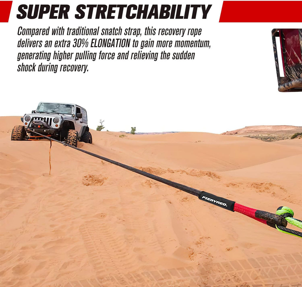 20 ft x 7/8 Kinetic Recovery Rope with Carry Bag F326