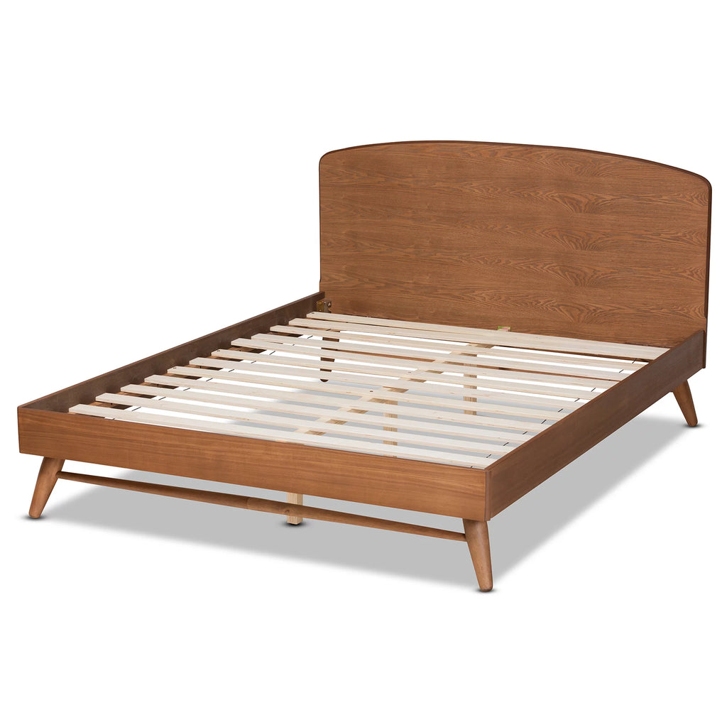 Walnut Brown Full Platform Bed L71458