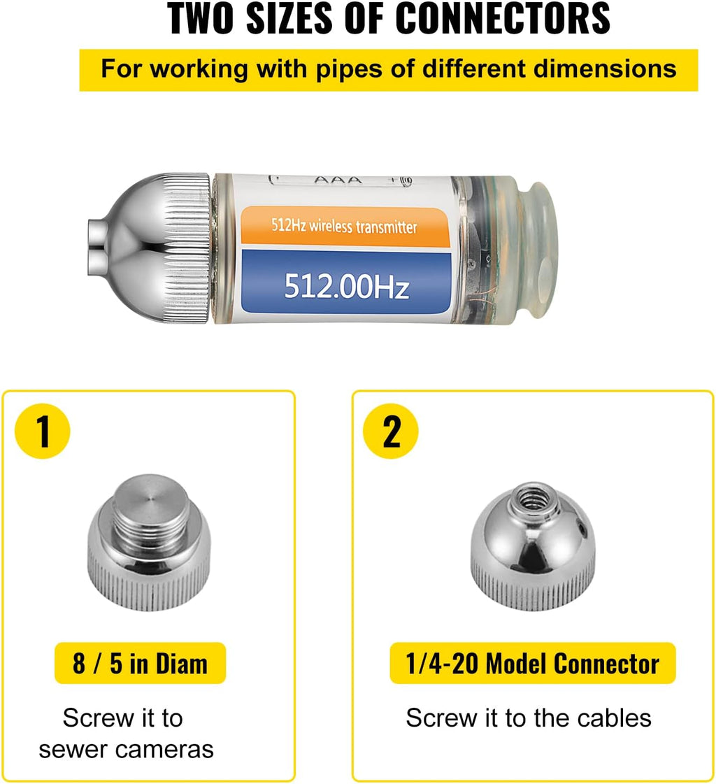 512HZ Sonde with 1/4-20 Connectors for Locating Pipelines I120598