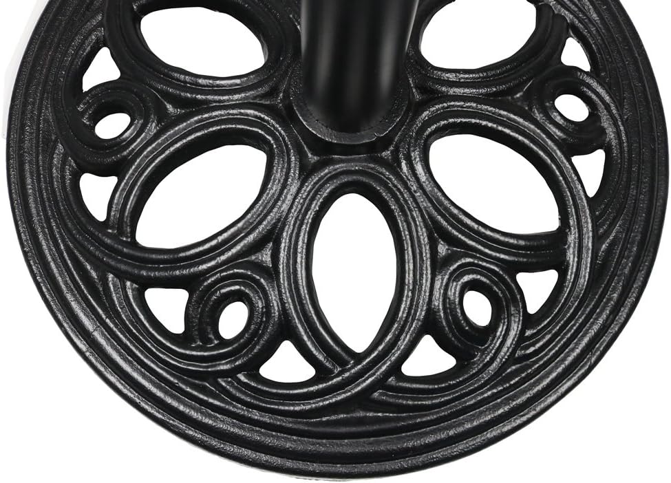 Black 18-Inch Cast Iron Umbrella Base Stand A49429