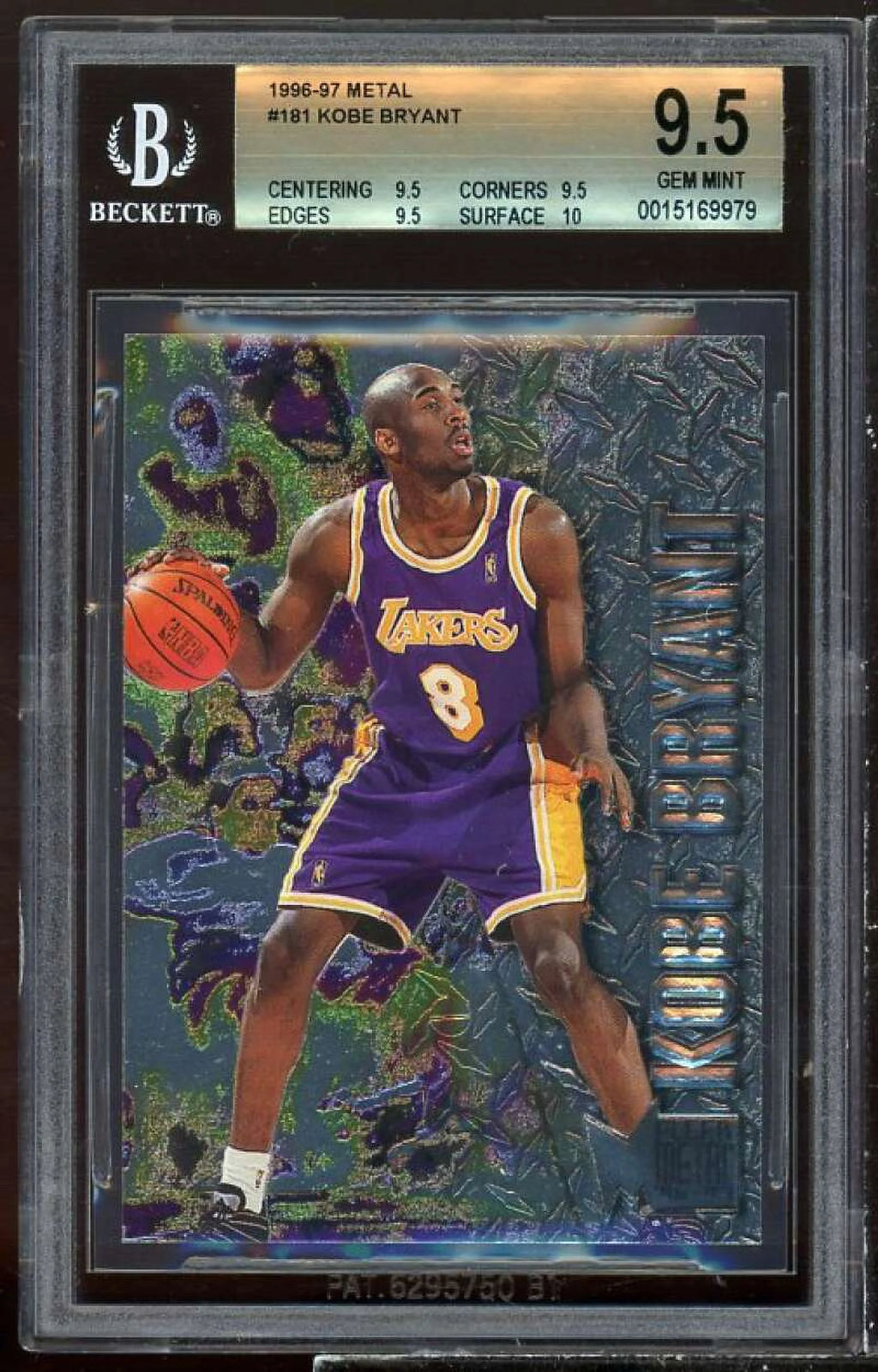 1996-97 Metal #181 BGS 9.5 Rookie Card W5792