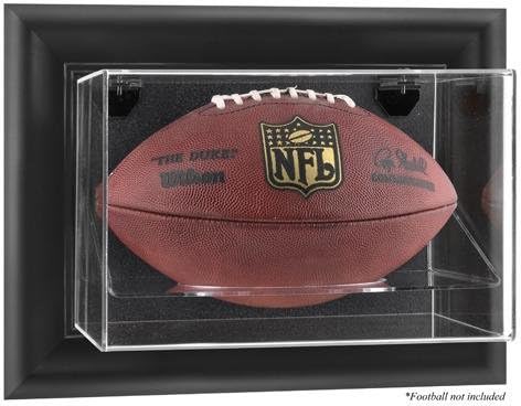 Black Framed Wall-Mountable Football Display Case L777