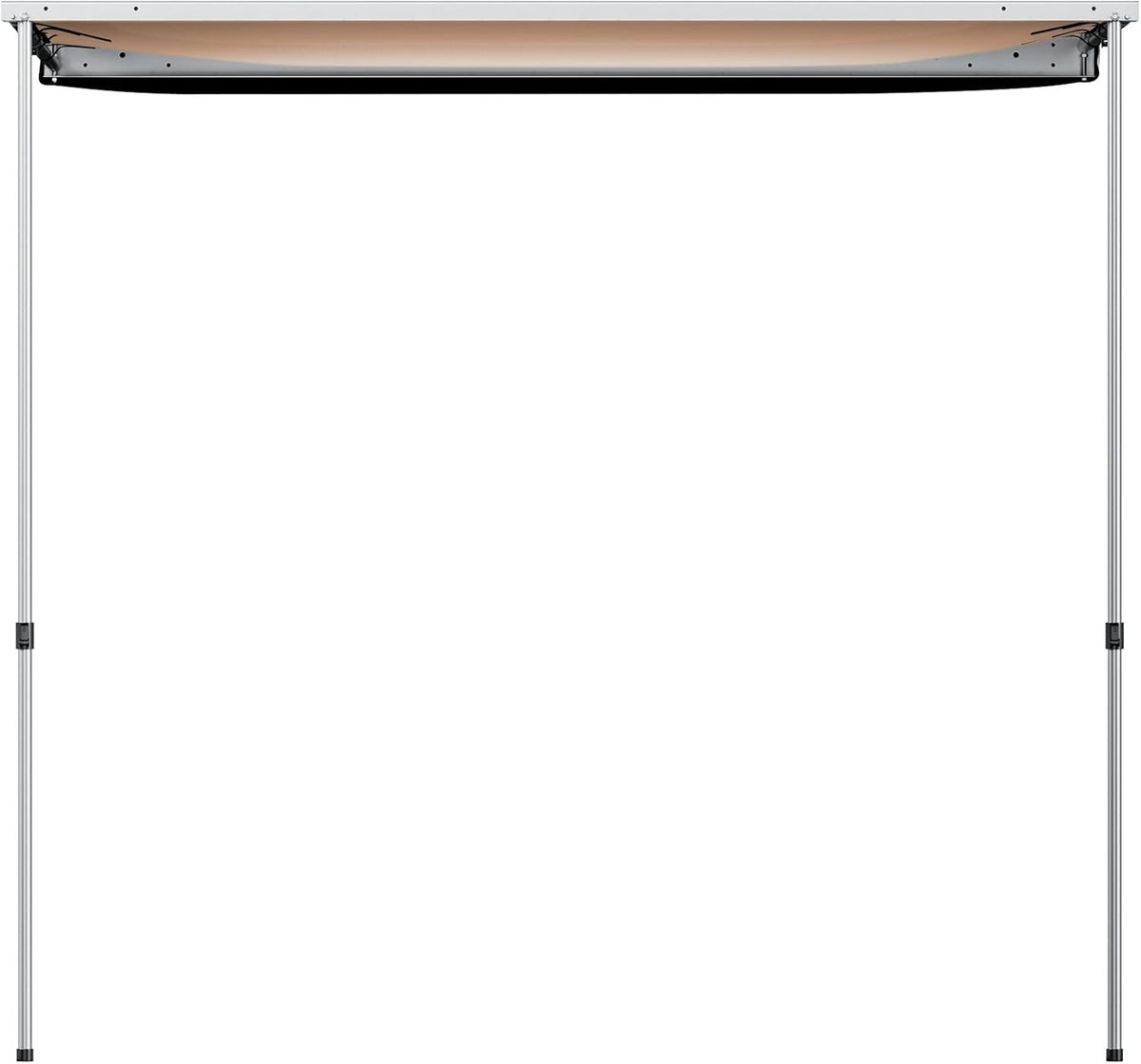 6.5'x6.5' Pull-Out Retractable Waterproof Car Side Awning with Carry Bag T2894