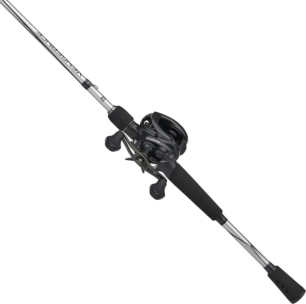 Low Profile Baitcast Reel and Fishing Rod Combo H7890