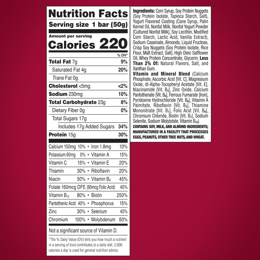 Cinnamon Roll Protein Bars, 12 Count N5223