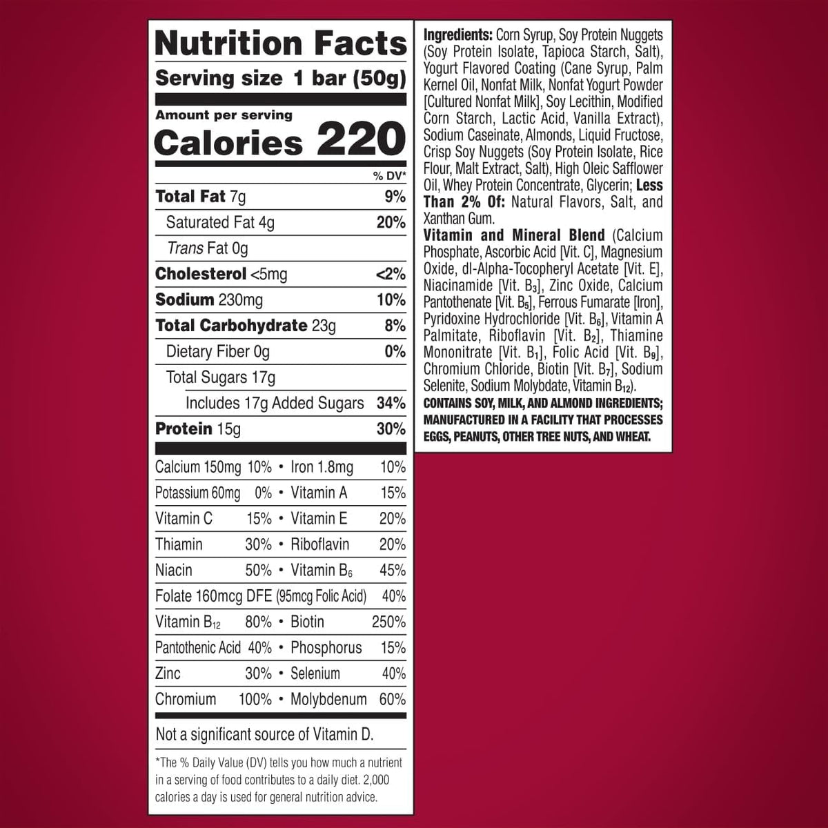 Cinnamon Roll Protein Bars, 12 Count N5223