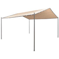 Beige Steel Gazebo Pavilion Tent Canopy T5901