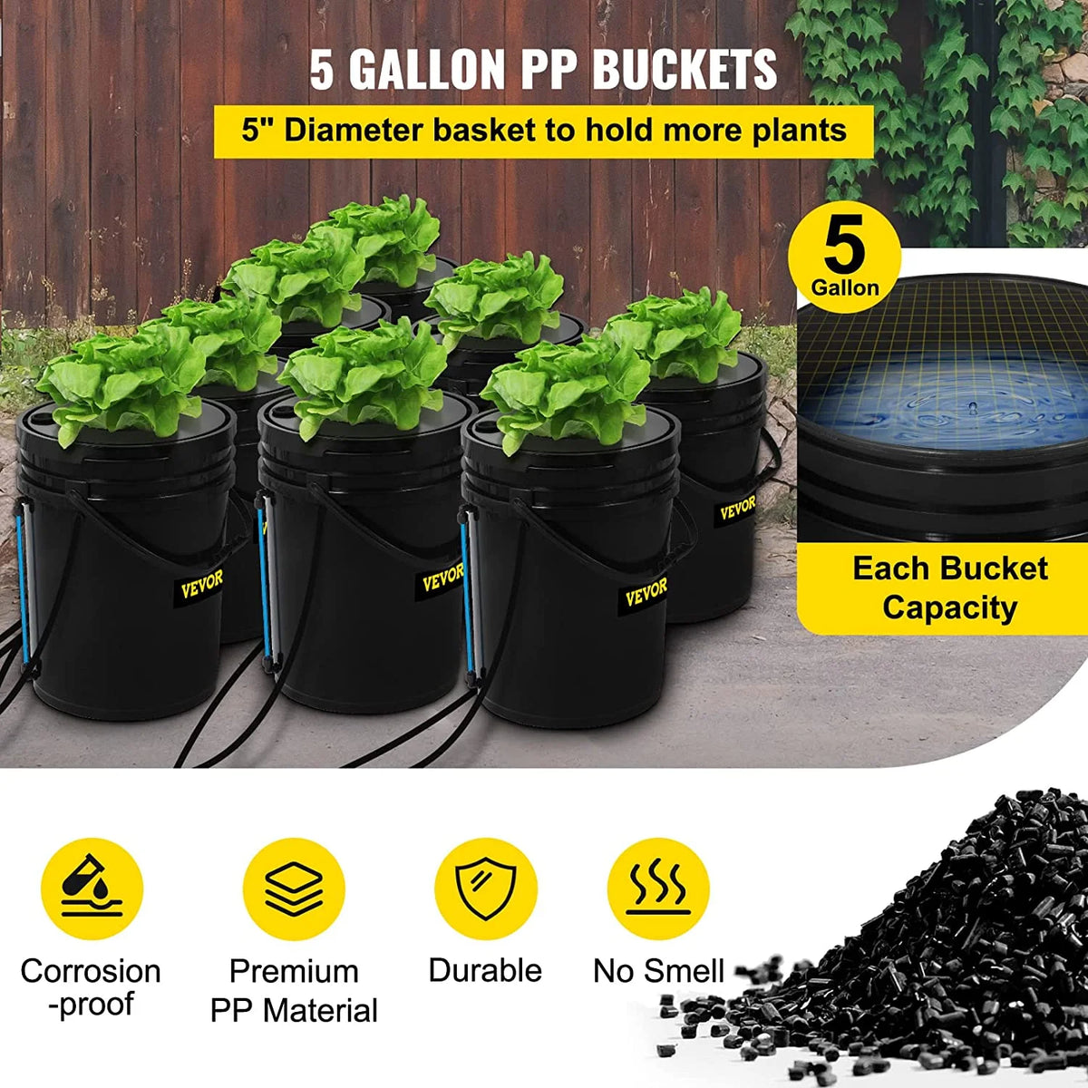 5 gal DWC Hydroponic System R279203
