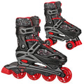 Boys 2-in-1 Roller/Inline Skates Black/Green A5159