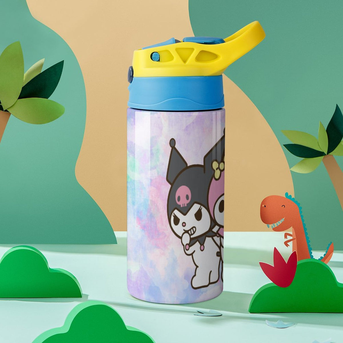 Stainless Steel Straw Water Bottle I2959