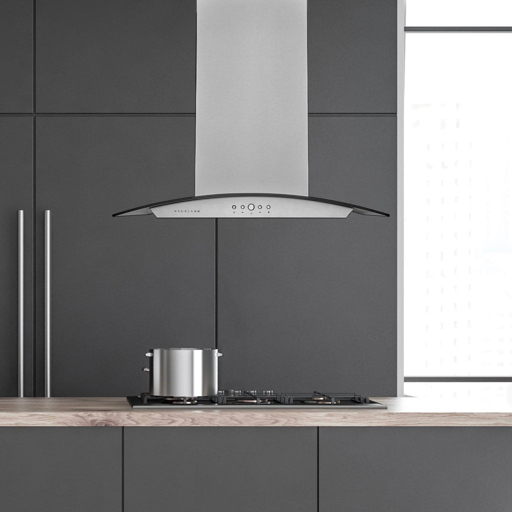 30x22 600 CFM Convertible Island Range Hood in Stainless Steel H701478