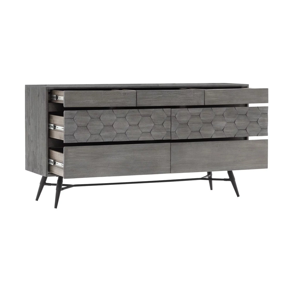 4-Piece Modern Wood Queen Bedroom Set J552929