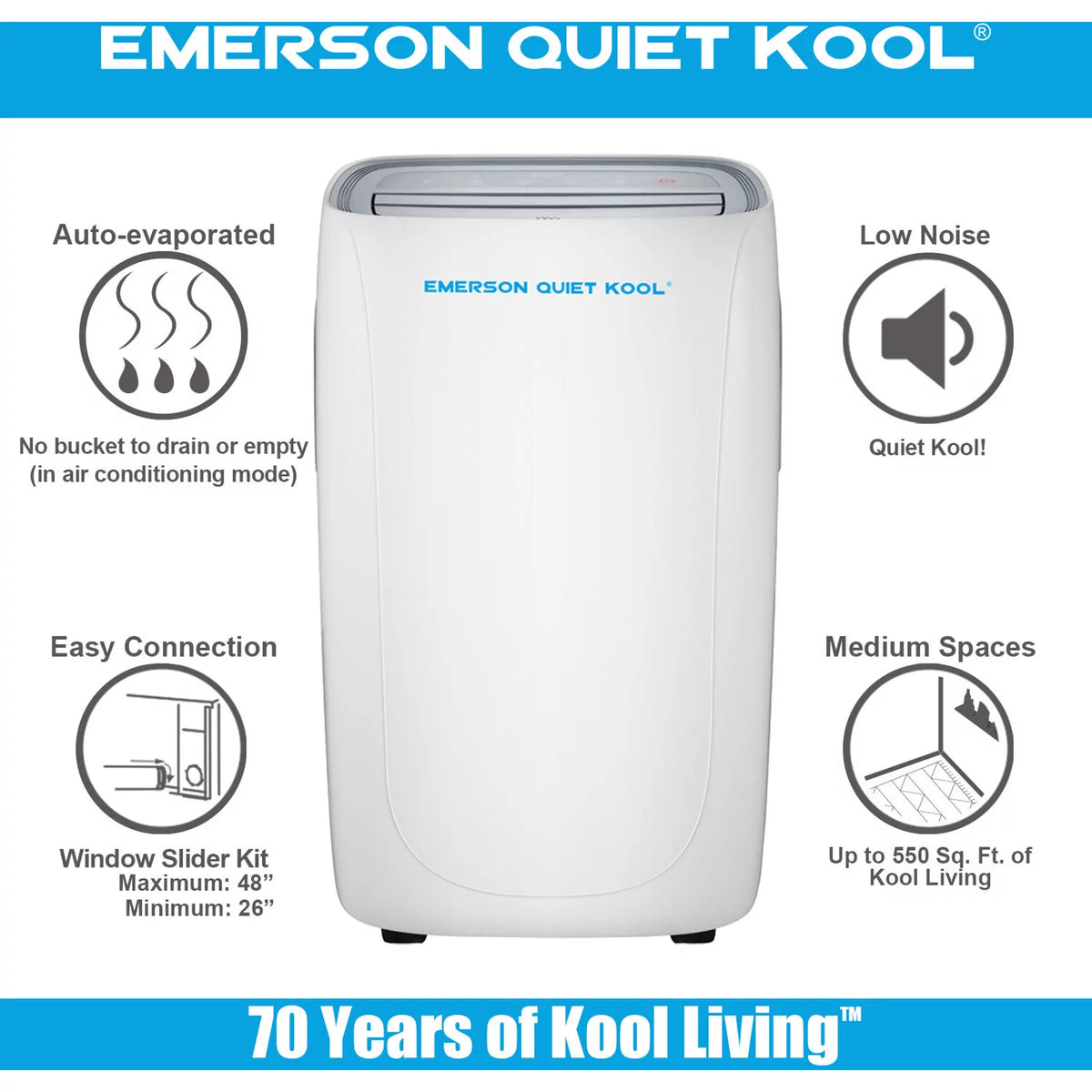 Portable Air Conditioner with Heat R8058