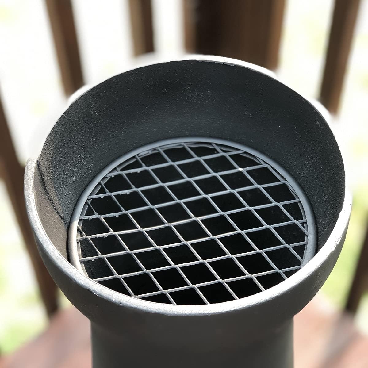 Outdoor Wood Burning Chiminea Fireplace J224593