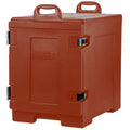 Insulated Food Pan Carrier, End Loader, Brick Red Z6759