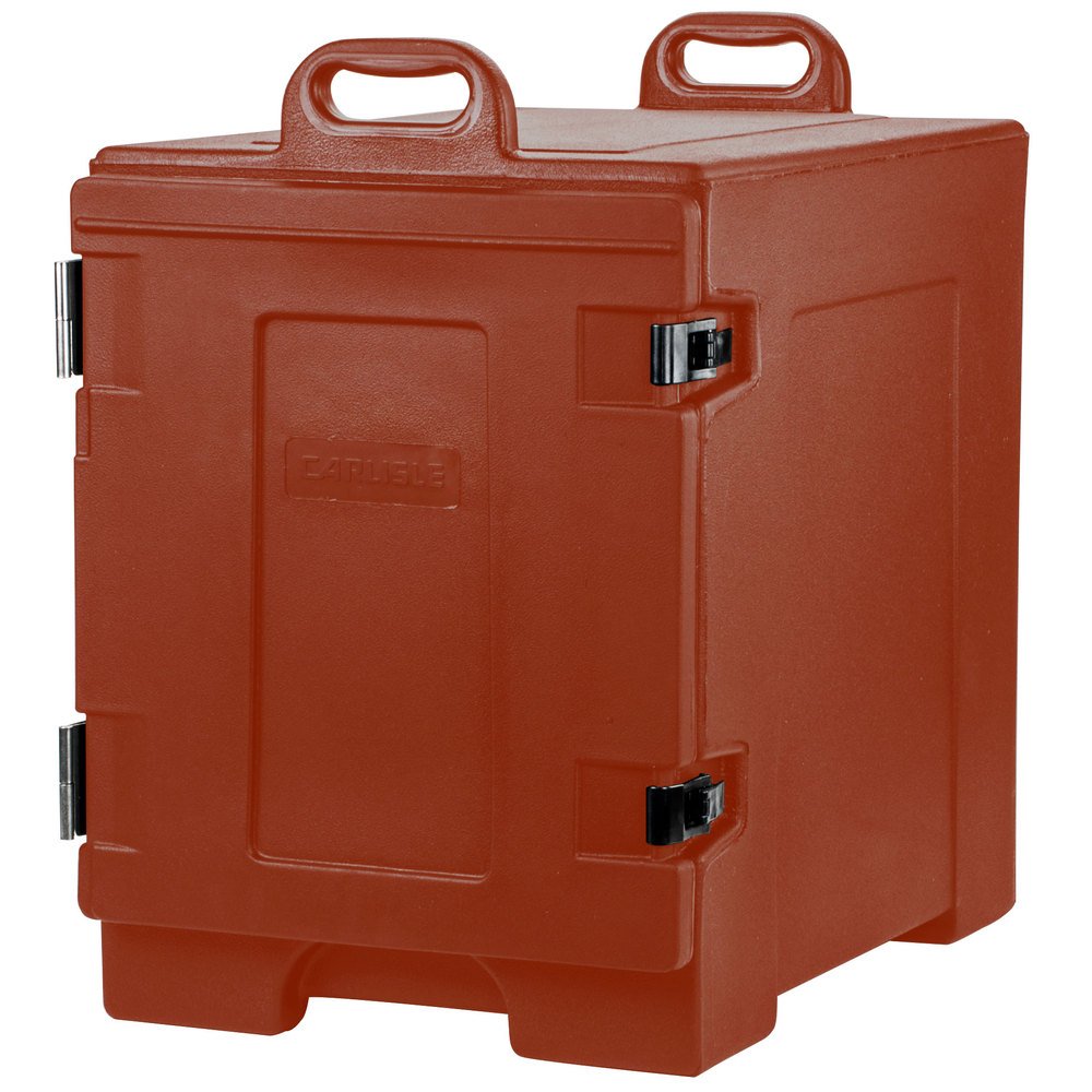 Insulated Food Pan Carrier, End Loader, Brick Red Z6759