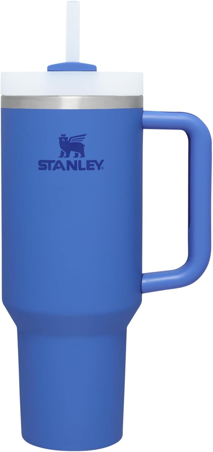 Iris 40 oz Stainless Steel Vacuum Insulated Tumbler with Lid and Straw W90698