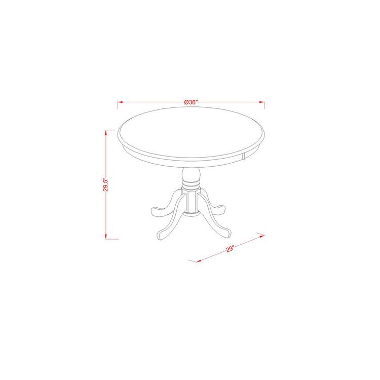 Linen White Dining Room Set M425