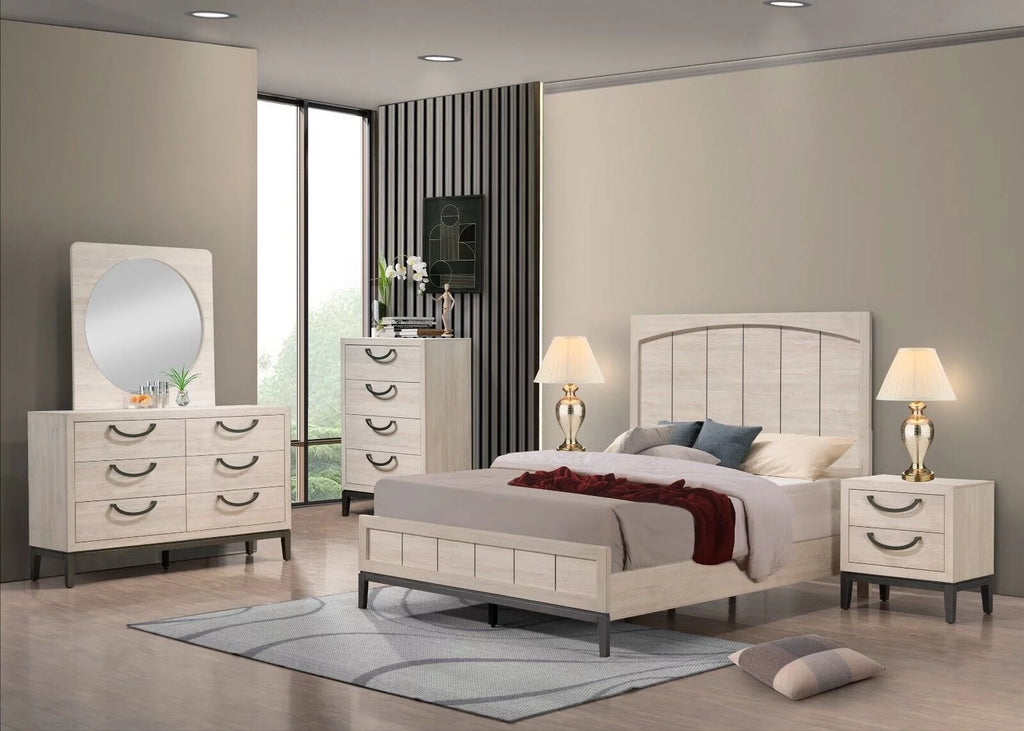 Queen Size Panel Bed P258