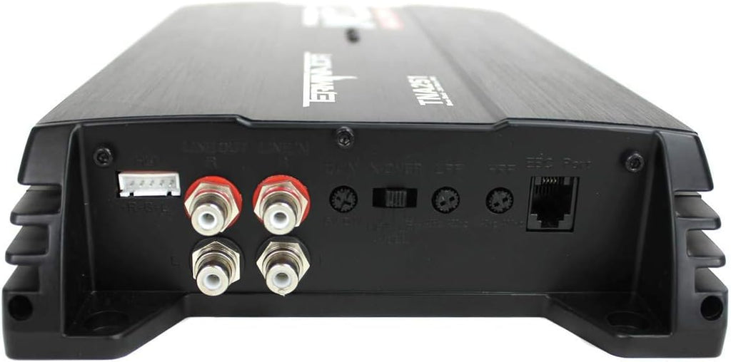 12-Inch Dual Loaded Car Subwoofer Enclosure with Amplifier and Wiring Kit E461732