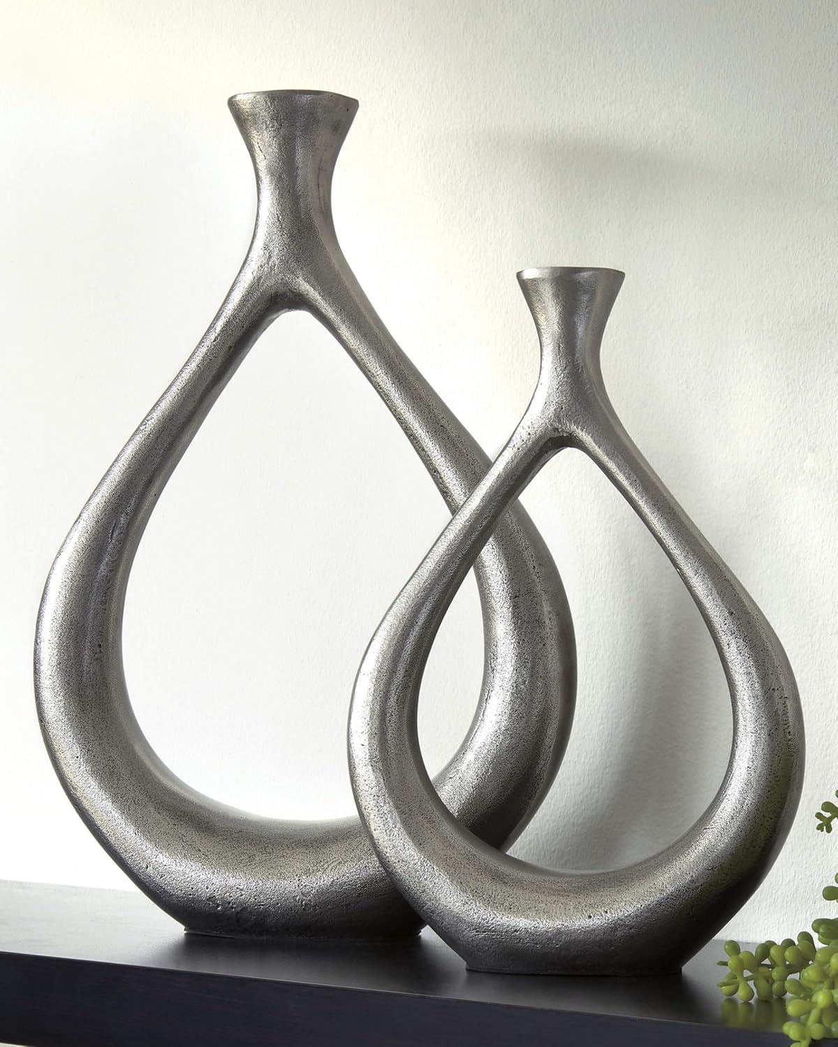 2 Piece Metal Candle Holder Set Z60749