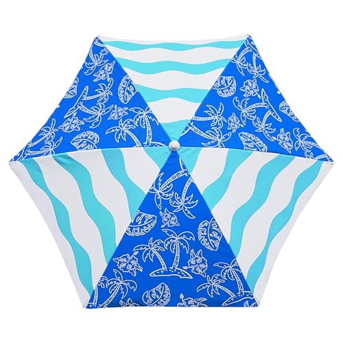 5ft Beach Umbrella for Sand and Water Table M6641