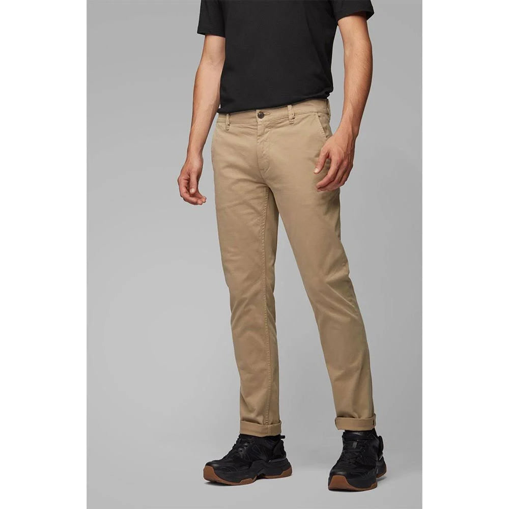 Brown Slim Chinos D5409