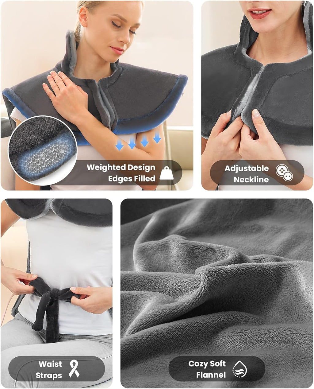 Weighted Electric Heating Pad, 24"x34" L57377