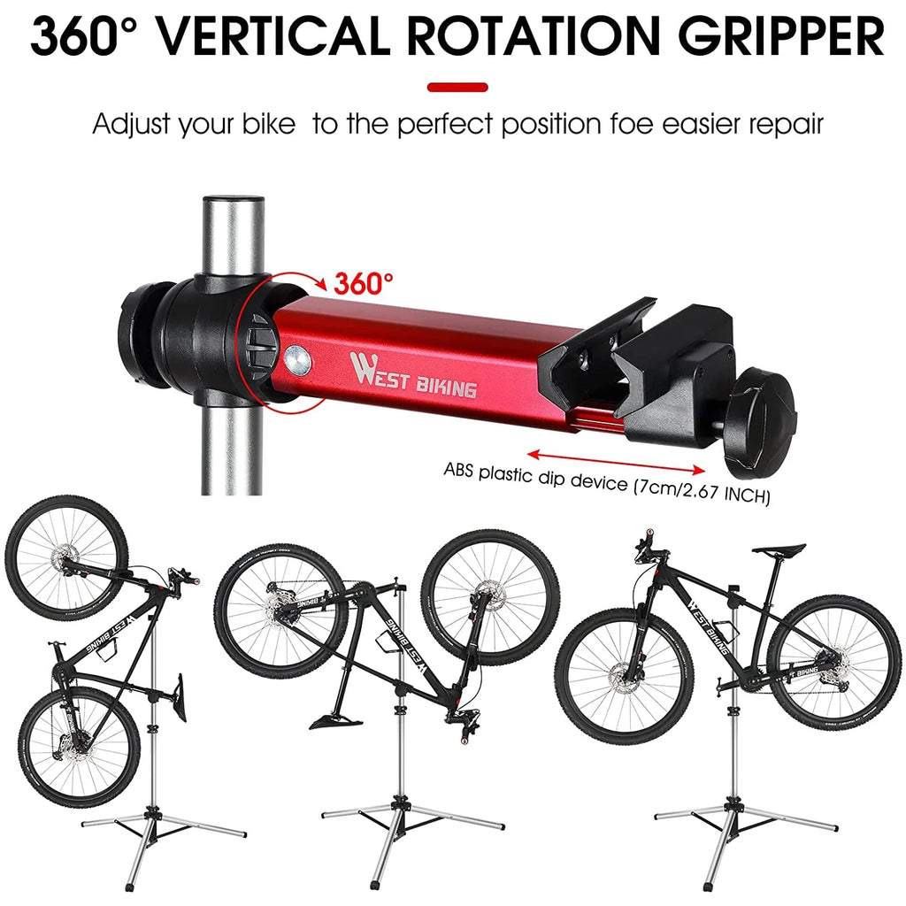 Adjustable Bike Repair Stand with Tool Tray L180088
